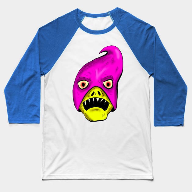 Gross Pointy Hat Fellow Baseball T-Shirt by YesElliott